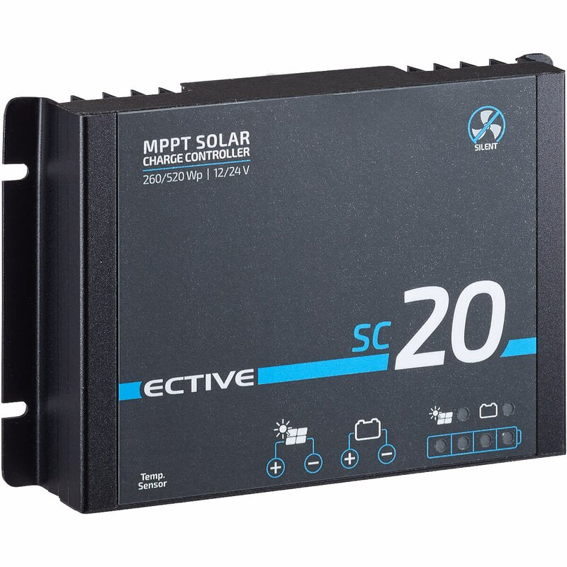 Régulateur de charge solaire SC 20 MPPT SILENCIEUX